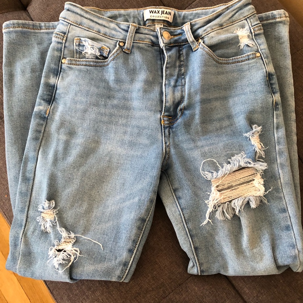 Light Blue Wax Jeans